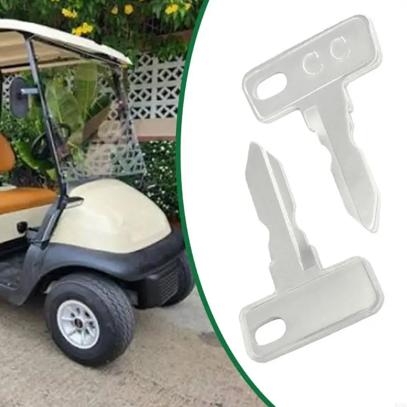 M76E Ersatzschlüssel-Set für Golfwagen, 4er-Pack, Ersatzschlüssel aus Metall für den täglichen Gebrauch – Detail 3
