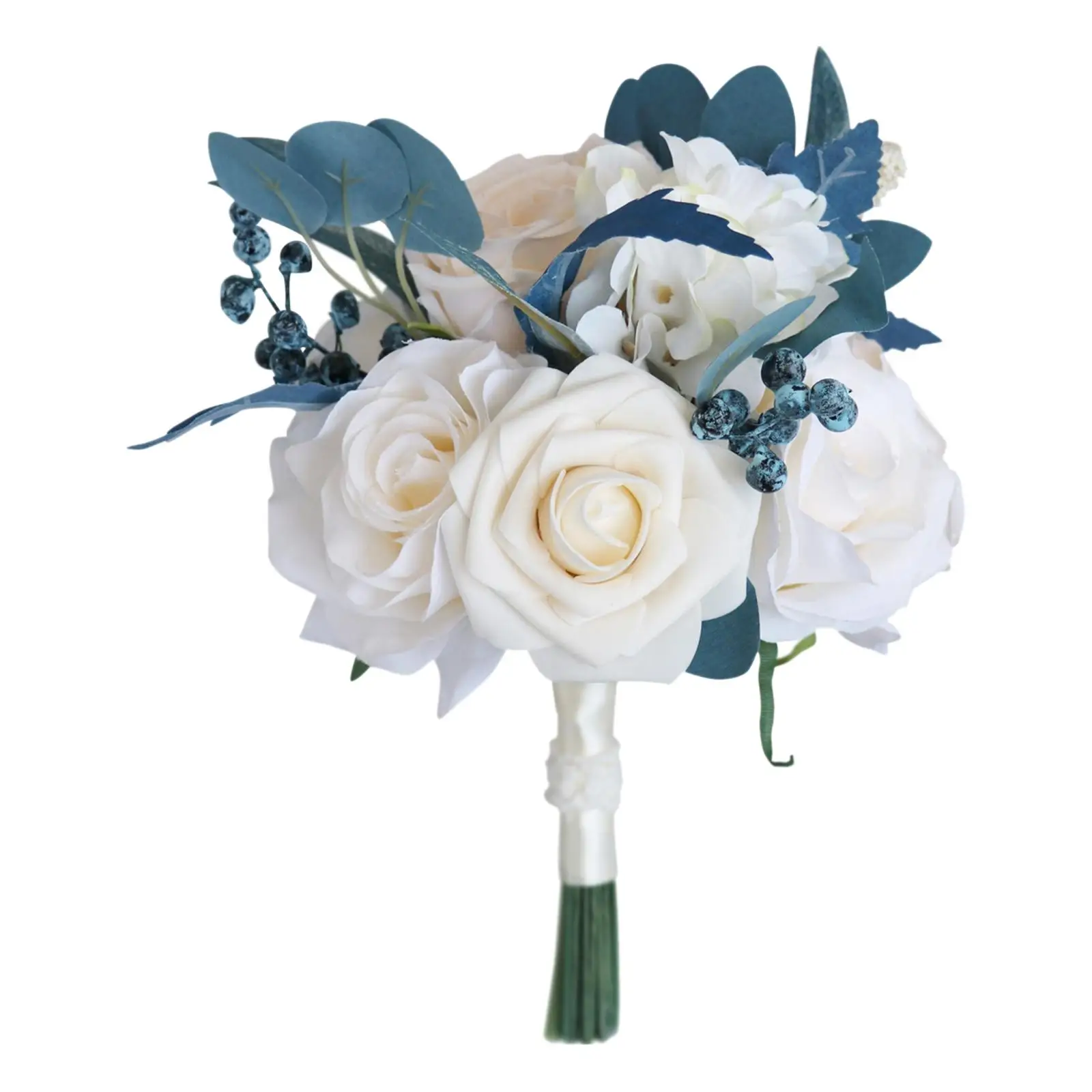 Fake Bridesmaid Bouquets vintage Holding Flowers Rustic Style Throw Bouquet for Wedding