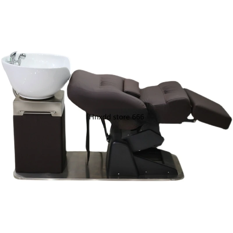 Hair Salon for Hair Salon Flushing Bed Electric Thai Lying Half Massage Couch