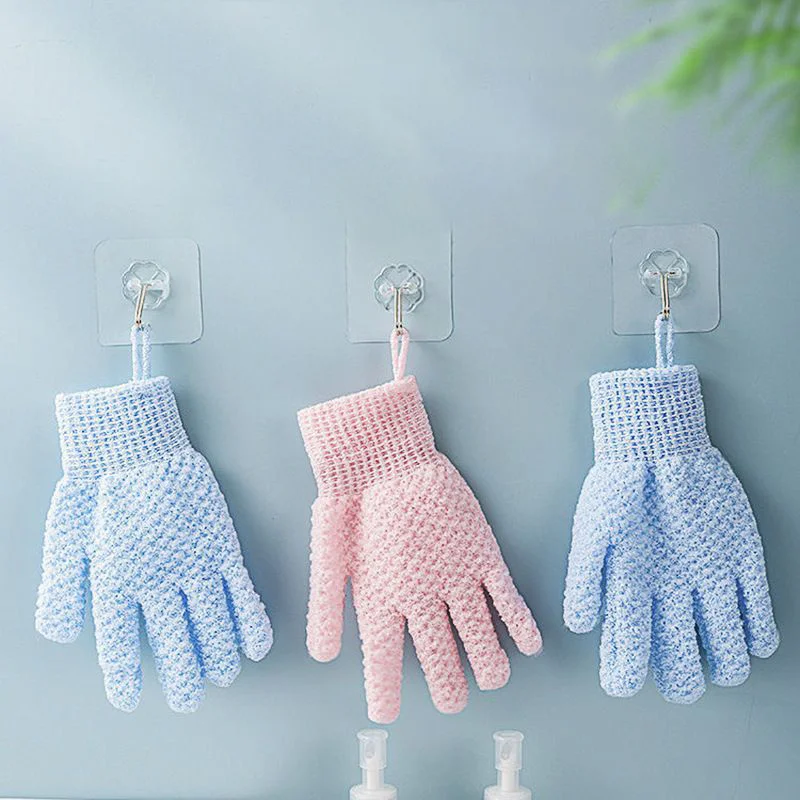 Shower Scrub Gloves Bath For Peeling Exfoliating Gloves Massage For Body Scrub Sponge Wash Skin Moisturizing SPA Mitt