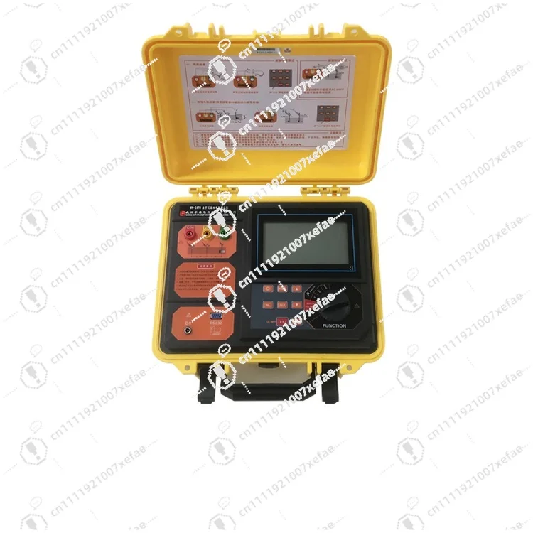 Portable Grounding Resistance Tester High Precision Grounding Resistance Measurement Tools Electric Test Equipment