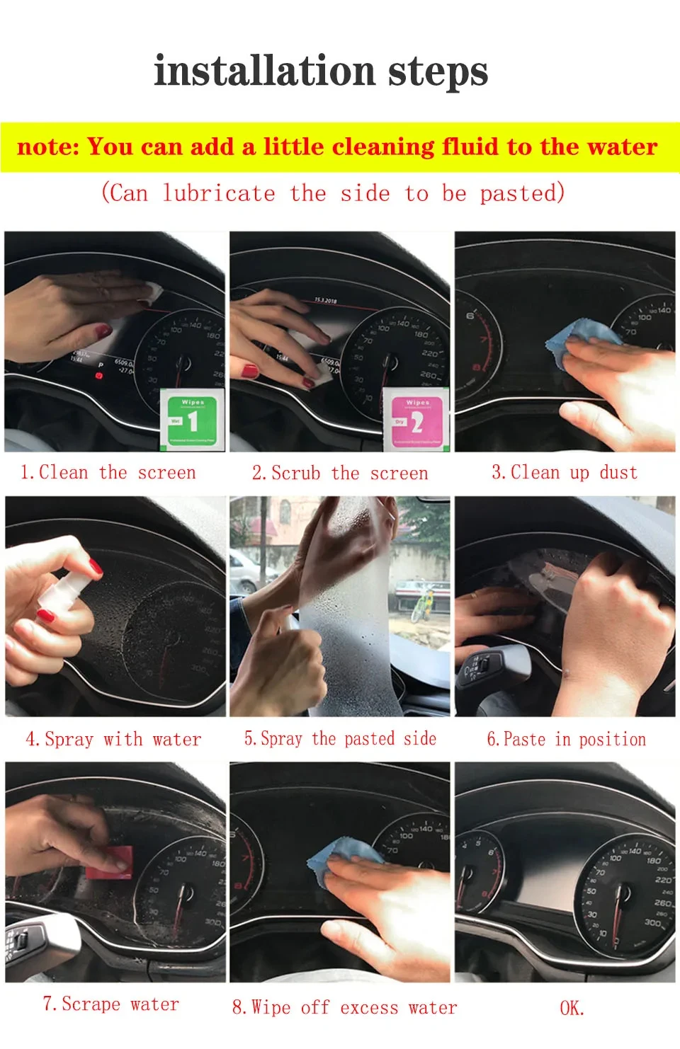 Für Toyota RAV4 2026 Auto-Innenraum Mattierter Bildschirmschutzfilm Konsolen-GPS-Navigations-LCD-Bildschirm TPU-Folie Kratzfester PPF – Detail 13