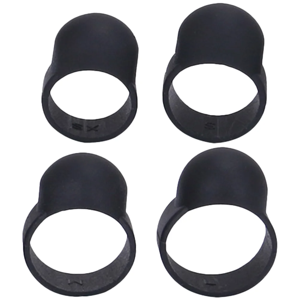 

4 Pcs Hand Pan Drum The Tools Fittings for Ethereal Crank Tongue Finger Covers Black