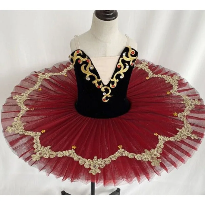 Spódnice baletowe dla dziewczynek, profesjonalne tutu baletowe dla kobiet, stroje do występów dla dorosłych, kostium Jezioro Łabędzie, sukienka baleriny