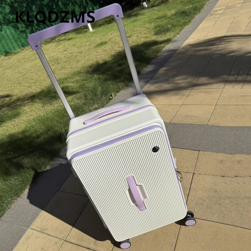 

KLQDZMS Extra Large Capacity Luggage Trolley Style Travel Bag 20"24"26"28"30"32 inch Boarding Case Women's Trolley Case Suitcase