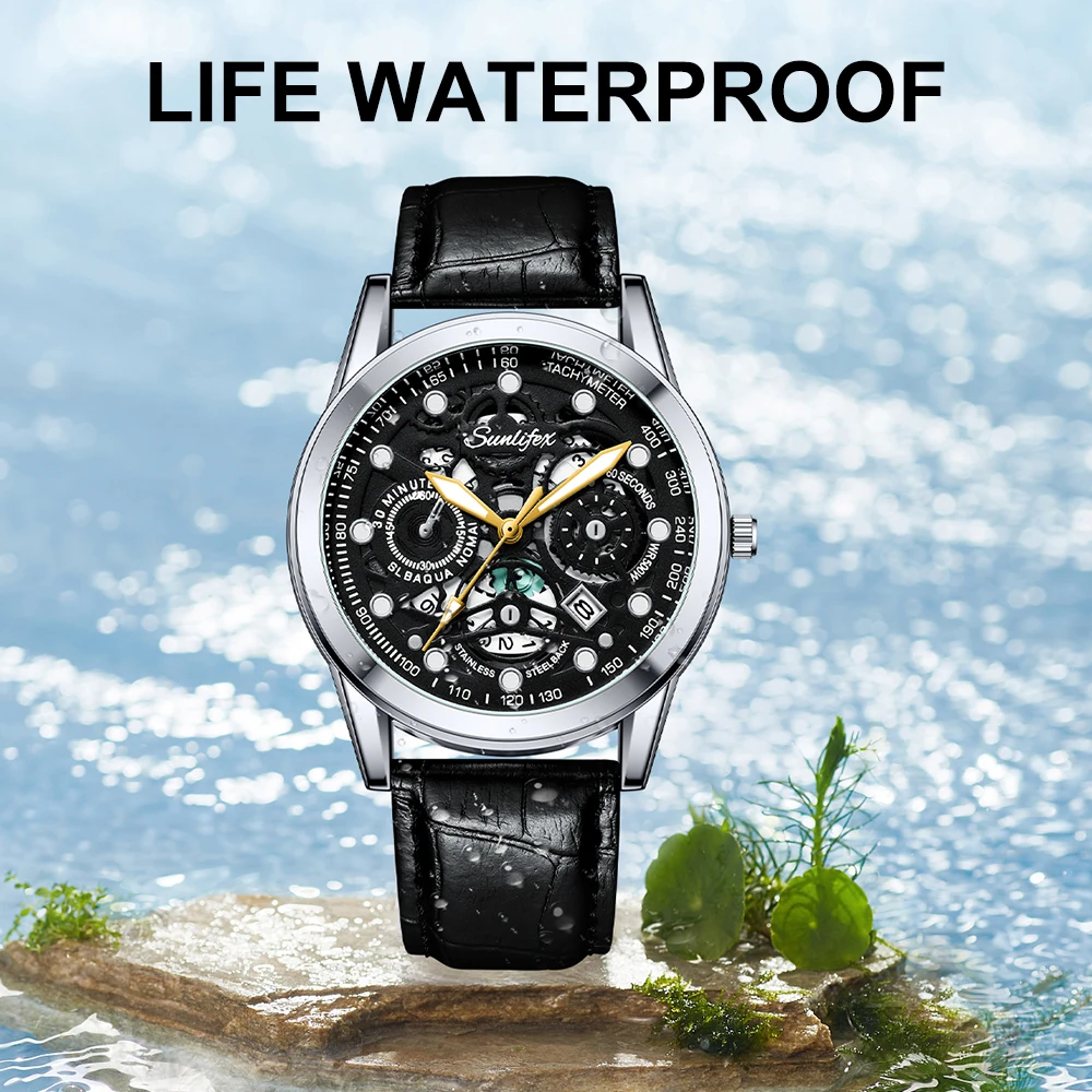 Sunlifex Traditional Business Men's Watch Leisure Business Quartz Watch
