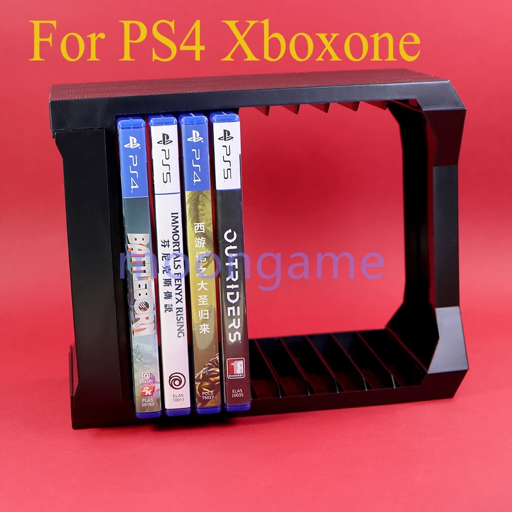 1 قطعة المضيف القرص صندوق تخزين حامل لعبة القرص العمودي حامل مخزن لعبة أقراص ل PS4 PS5 Xboxone حامل