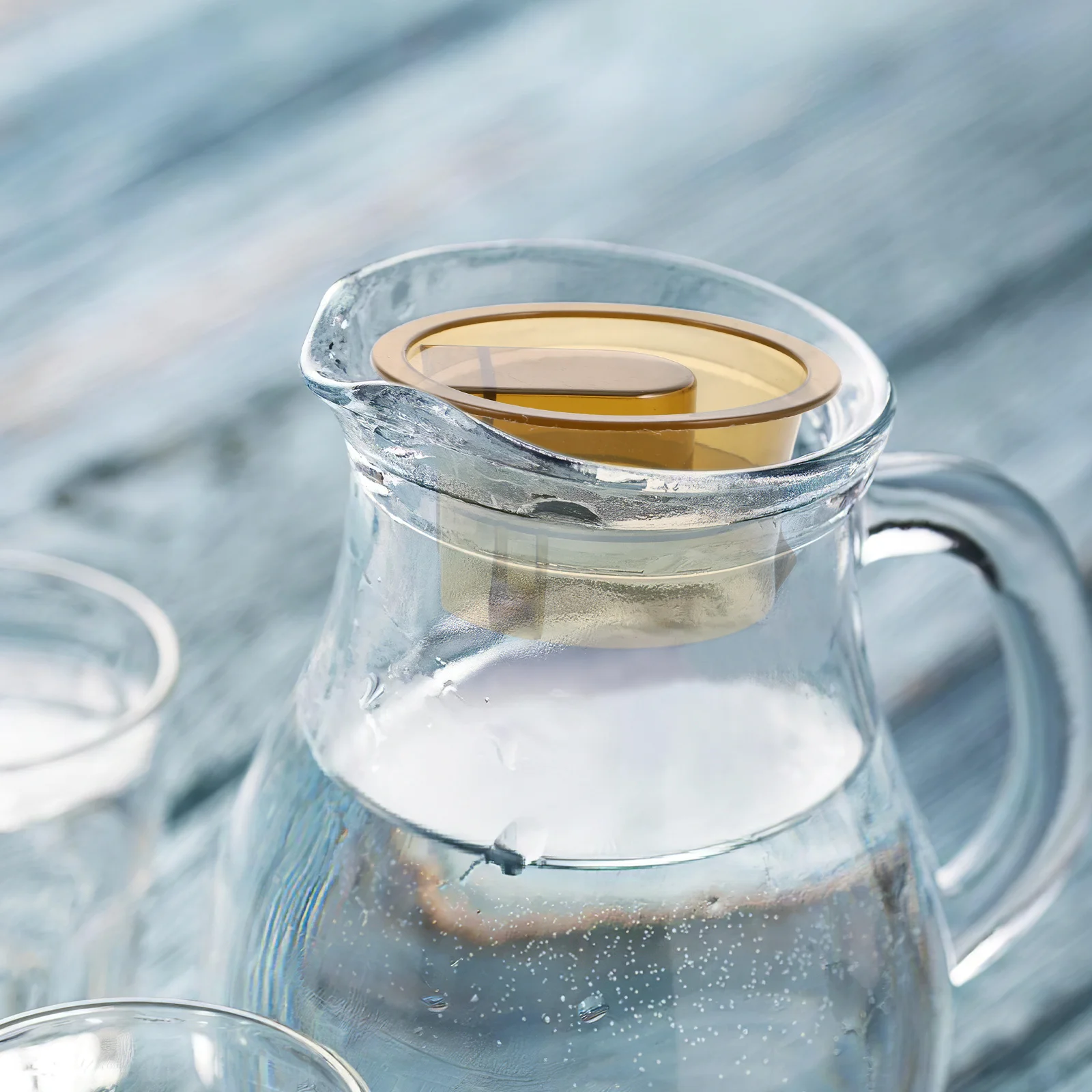 

6pcs Cold Water Kettle Lid Universal Plastic Pitcher Cover For Glass Carafe Jug Dispenser Water Bottle Top Cap