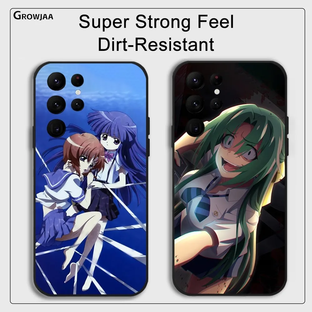 

H-Higurashi When They C-Cry Phone Case for Samsung Galaxy S24 Ultra S22 S23 Ultra S21 S20 5G Protective Silicone TPU Funda