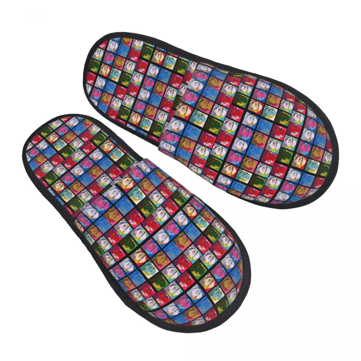 Custom Danny DeVito Pop Art Slippers Memory Foam Warm Soft Women House Slipper Bedroom Comfy Shoes