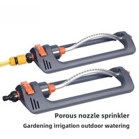 Automatic Oscillating Lawn Sprinkler 19 Hole 4 Modes Watering Device for Home Garden Agricultural Irrigation