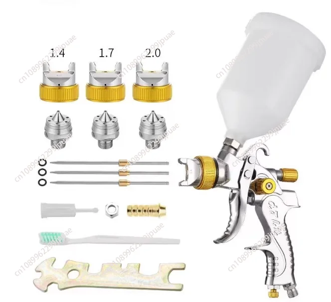 

Automotive high atomization 1.4mm 1.7mm 2.0mm 2.5mm paint nozzle spray gun pneumatic paint spray gun