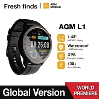 [World Premiere] AGM L1 Smartwatch 1ATM Waterproof 1.43\