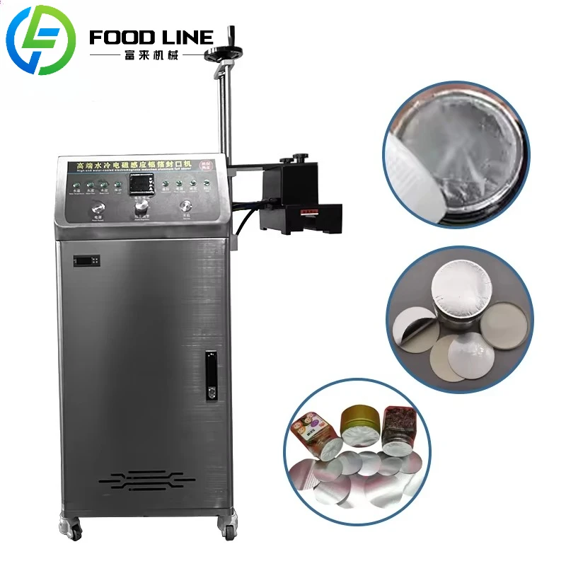 Factory Customize Automatic Water-cooled Electromagnetic Induction Aluminum Foil Sealing Machine for PET PP PE Plastic Bottle