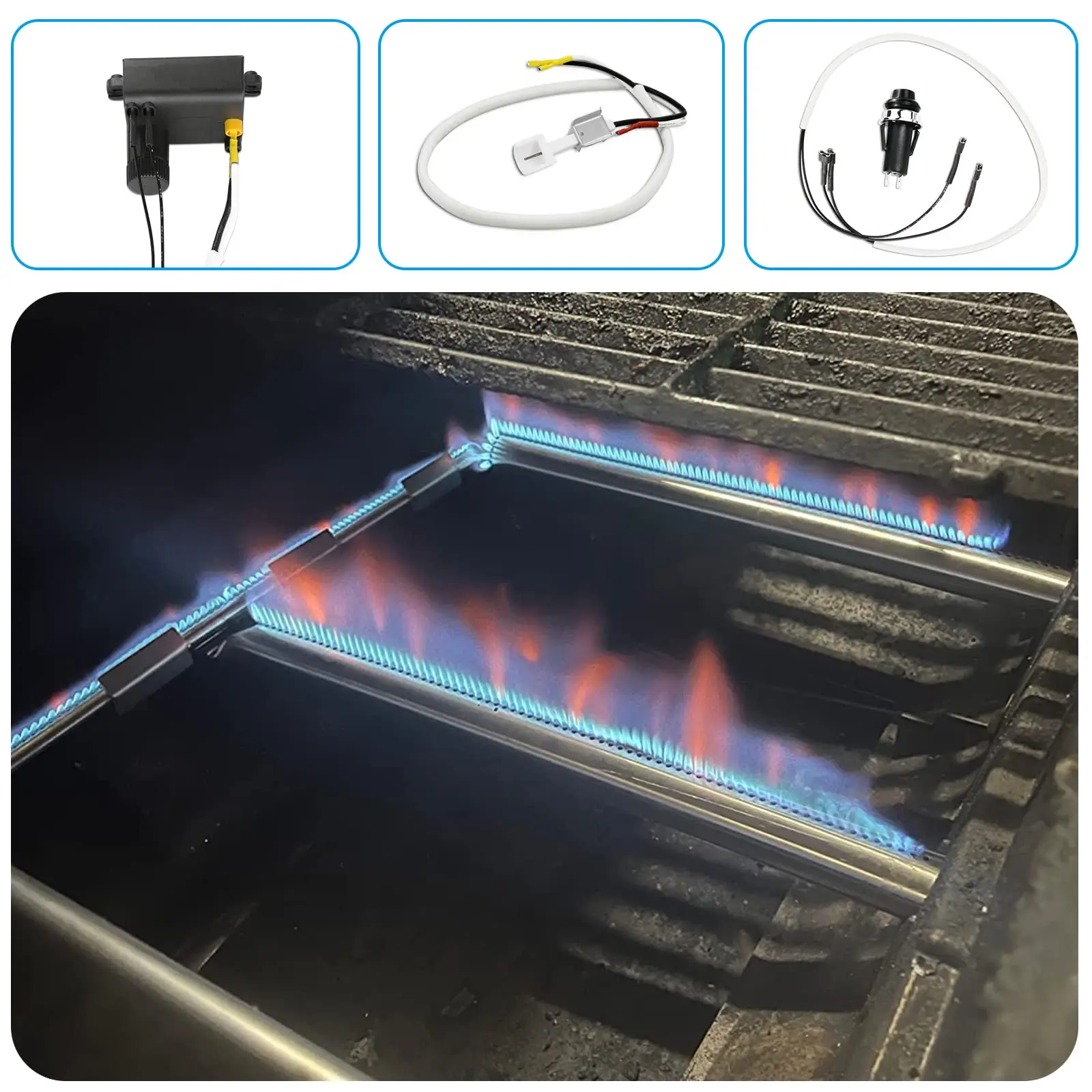 7642 Igniter Kit Ignition 69850 For For Weber Spirit E-210, S-210, E-310, SP-310 w/ Up Front Control Panels SMART Grills - view 6
