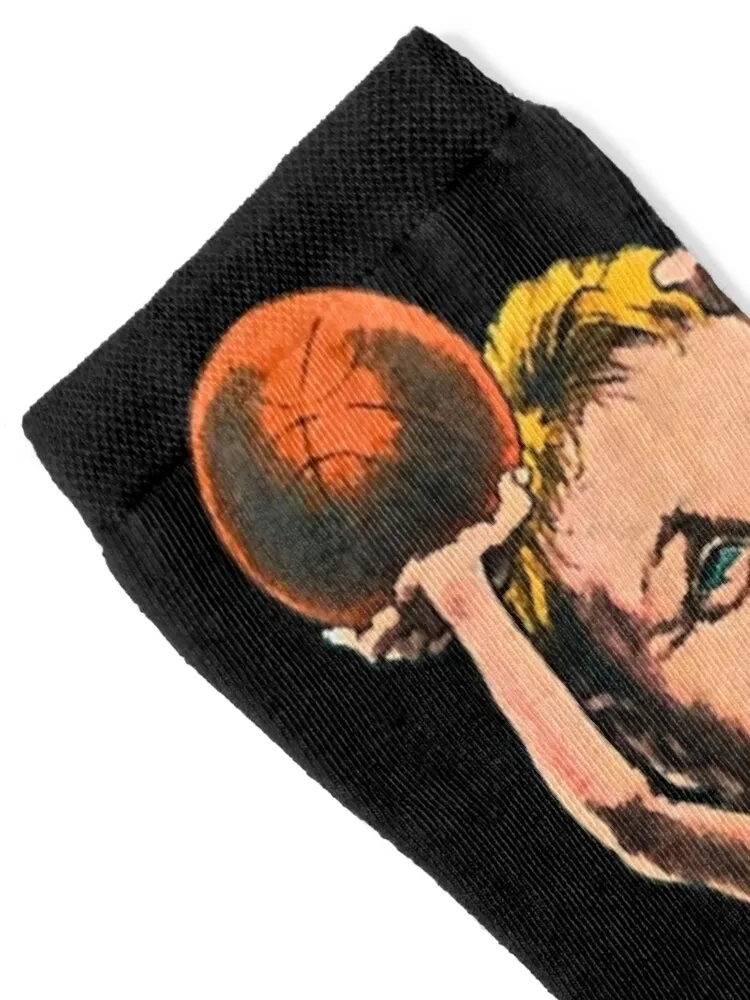 Larry Bird Basketball Vintage Caricature Classic Essential Socks ankle Running Girl'S Socks Men's