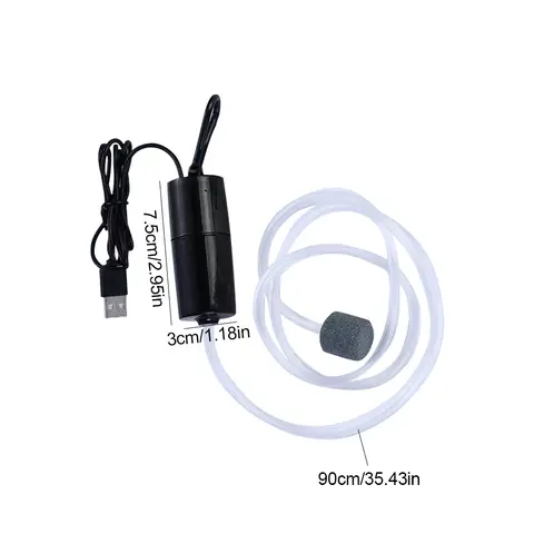 पोर्टेबल मिनी छोटा ऑक्सीजनेटर यूएसबी छोटा ऑक्सीजनेटर मछली टैंक साइलेंट एयर कंप्रेसर एरेटर पोर्टेबल मछली टैंक सहायक उपकरण 8 best sales यूएसबी पंप - №5