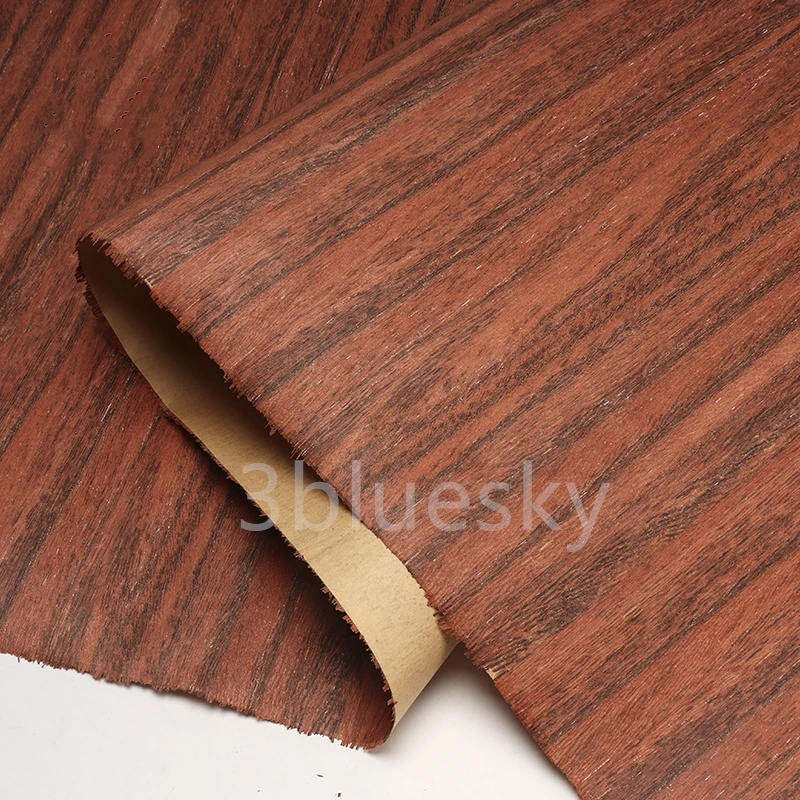 Natural Wood Veneer Tiger for Furniture Backing Kraftpaper about 60cm x 2.5m 0.25mm Q/C