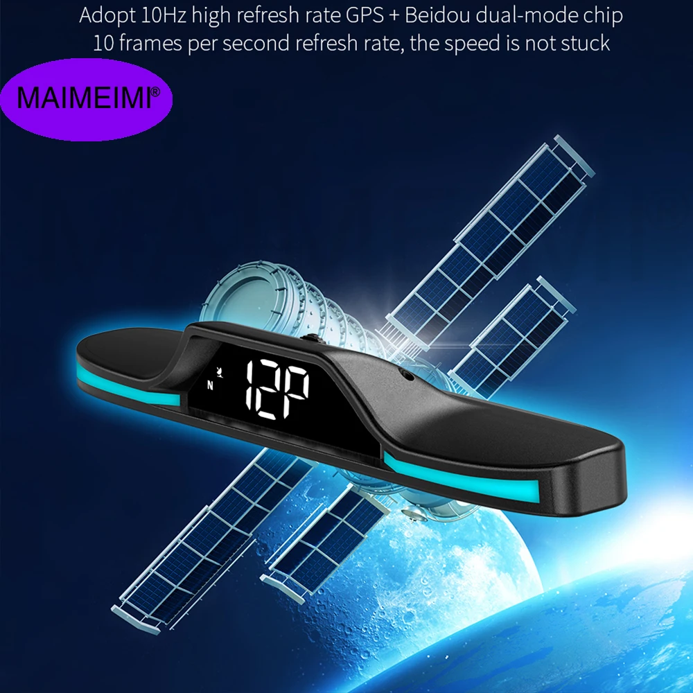 

G15 HUD Head-Up Display GPS Speeding Alarm Driving Speed Car Display Universal Parts Car Electronic Accessories