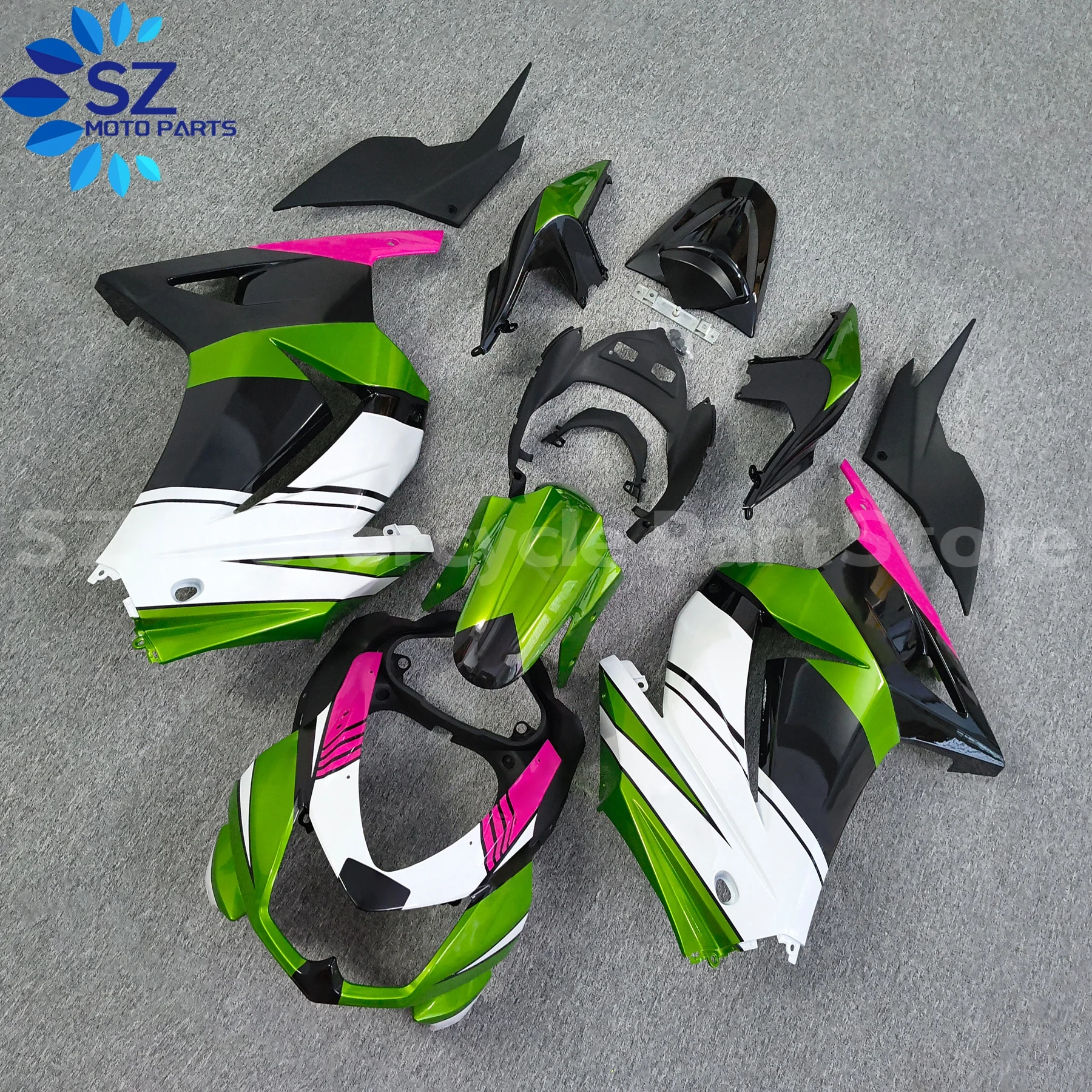 

Injection fairing kits fit for Kawasaki Ninja 250 2008-2012 ZX 250R New motorcycle fairings EX250 08 09 10 11 12 set