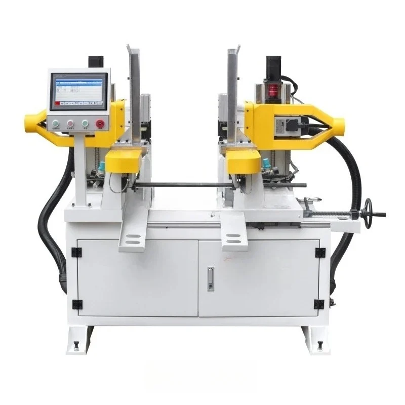 Automatic Double-End CNC Tenoning Machine for Wood Edge Shaping Milling School Furniture Use 4.5kw Spindle Motor 600mm Max