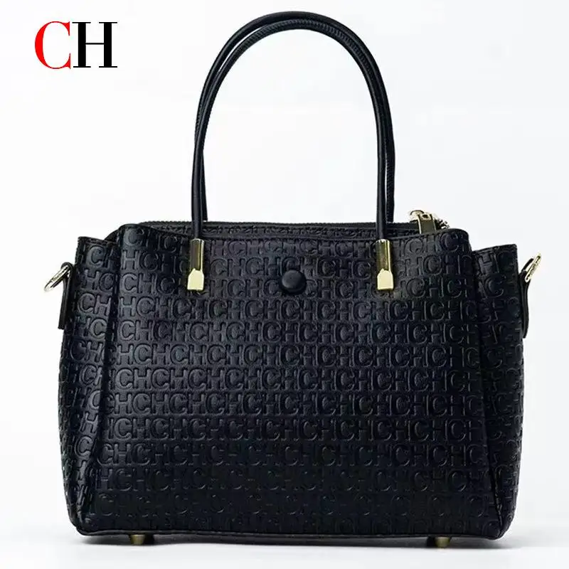 high-quality-metal-connection-brand-monogram-print-vintage-fashion-women's-tote-bag-large-capacity-commuter-versatile-tote-bag