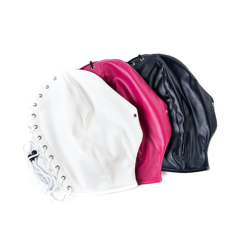 Fetish lederen volgelaatsmasker voor mannen vrouwen partij cosplay games hoofddeksels exotische sexy accessoires Halloween leuk gezicht vetersmasker