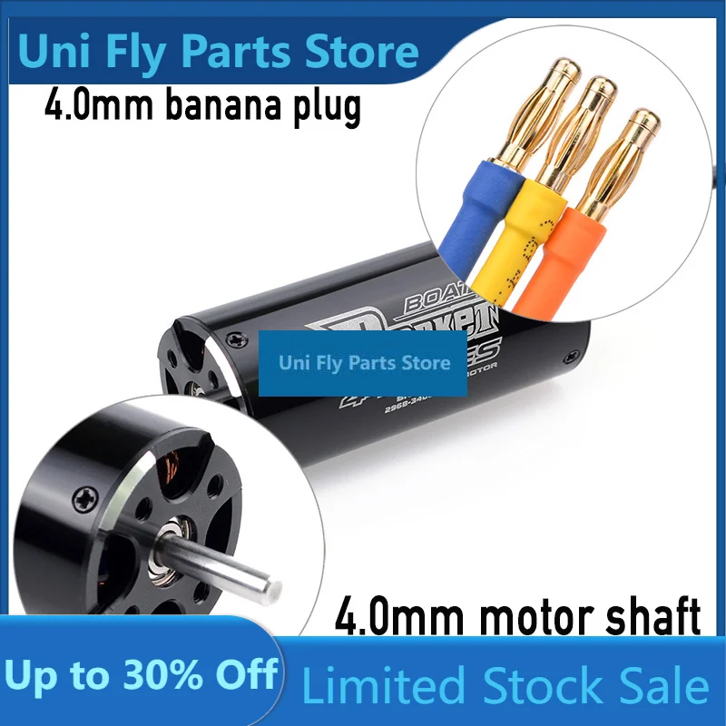 UniFlySURPASS HOBBY Rocket 2968 3800KV 3400KV 4 Poles Brushless Sensorless Motor For 600-800mm RC Boat Ship RC Car Accessories