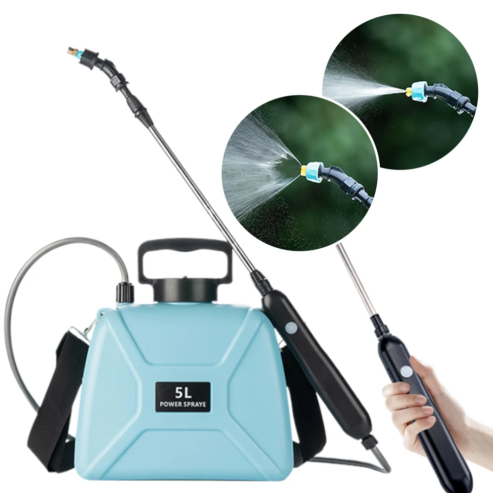 

5L Electric Plant Sprayer USB Charging Garden Irrigation Sprinkler 1800mAh/2400mAh Handheld Plant Sprinkler Garden Watering Tool