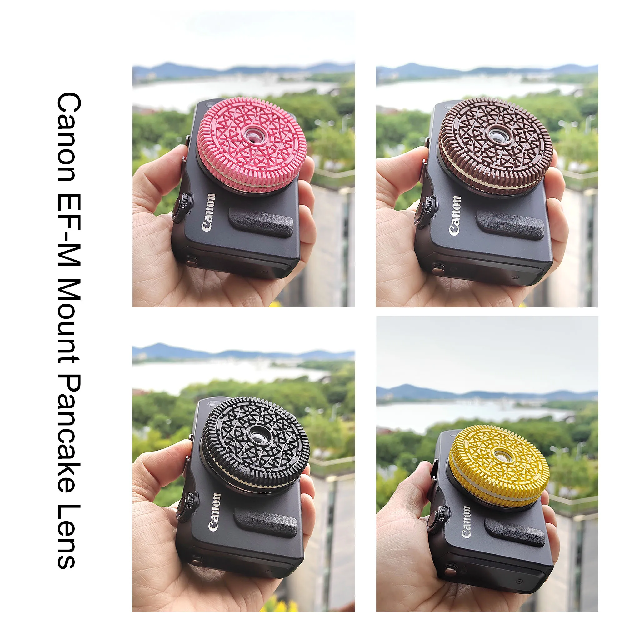 XuanLens EF-M Mount 32mm/F10 Pancake Lens Focus Free Compatible with Canon EF-M Mount Mirrorless Cameras