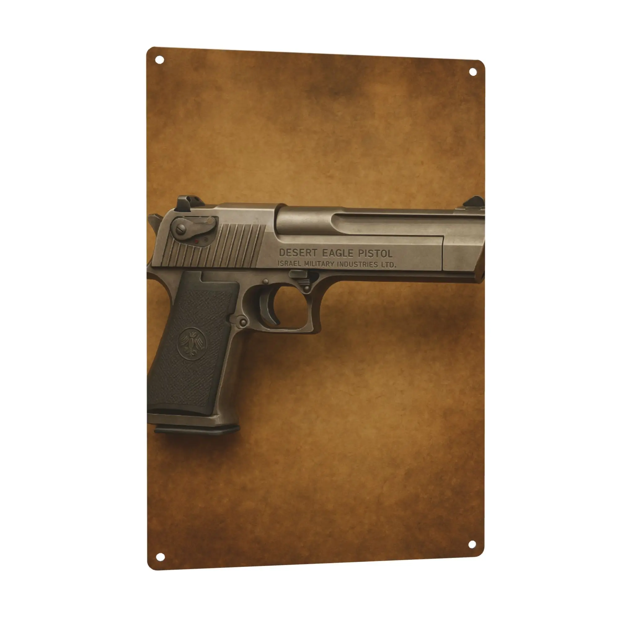 

HD NEW Pistole Zinn Malerei Metall Zeichen Vintage Poster Hause Wohnzimmer Club Party Mann Höhle Kunst Wand Dekorative Malerei