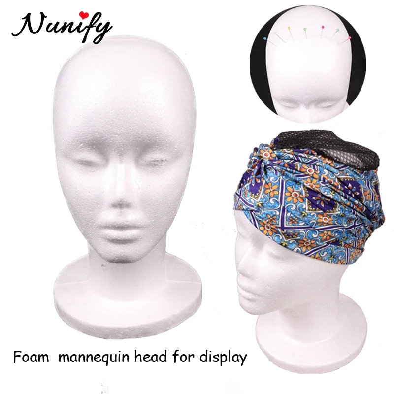 

Nunify 1Pcs Foam Mannequin Head Cheap For Home Polystyrene Mannequin Head For Display Wig Caps And Headphones Wig Accessories