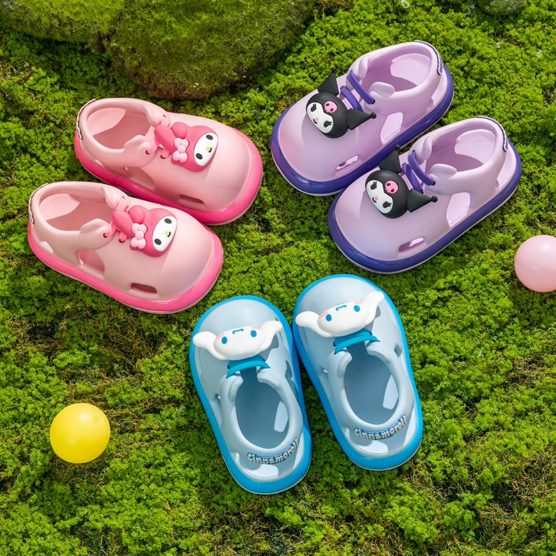

Cute Sandals For Kids Girls And Boys Home Soft Non-slip Slippers Summer Baby Outdoor Garden Shoes By SANRIO