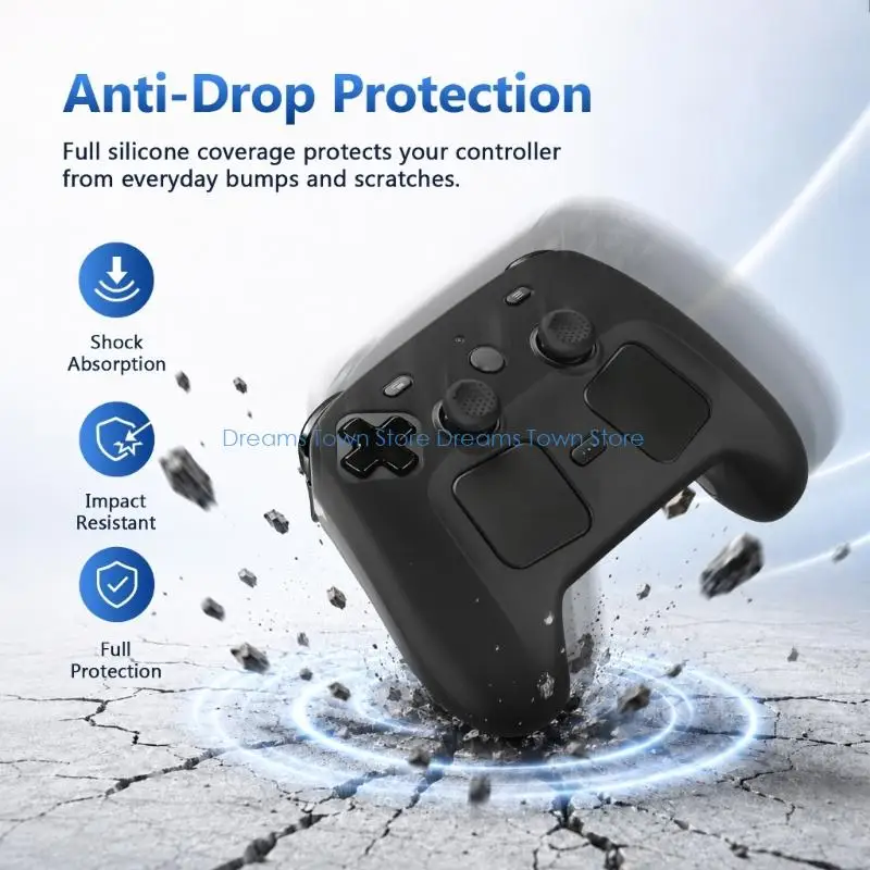  Protector Case for Steam Controller 2026 Wireless Gaming Controller Silicone Cover Game Handle Sleeve Scratchproof Skin