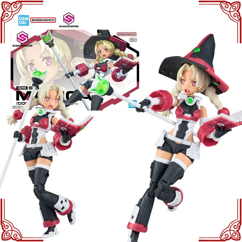 

In Stock Genuine Bandai Model Kit 30MS SIS-WOO Marical Color C Anime Action Figure Collection Assembly Model for Boys Toys Gifts