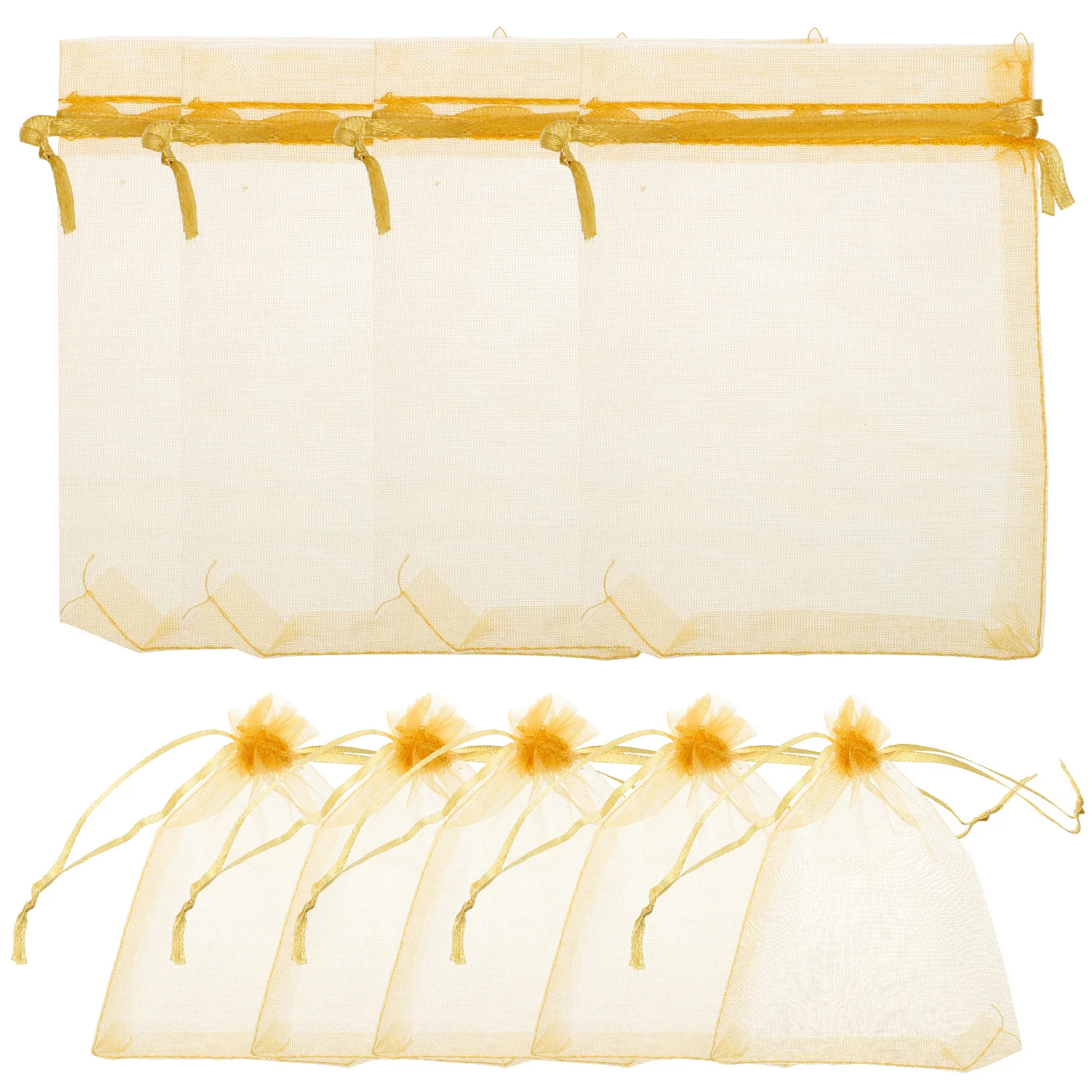 

100Pcs Organza Drawstring Bags Multi-Function Packaging Bags for Candy Cookies Gifts Party Favors Decorative Candy Pouches