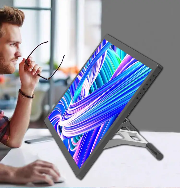 Computer Accessories Pc Drawing Graphic Tablet USB-C Interface 5080LPI Resolution 8192 Pressure Levels Touch Screen LCD