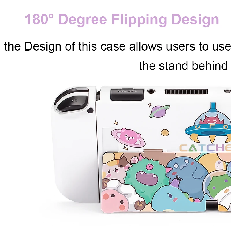 جديد لطيف الحيوان التبديل Oled حافظة واقية شل PC الغلاف الصلب NS لعبة وحدة التحكم الإسكان صندوق لنينتندو سويتش Oled اكسسوارات