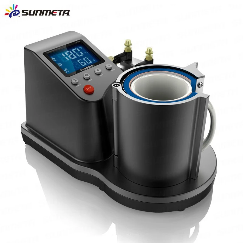 FreeSub 2015 New Arrival Automatic Pneumatic Mug heat Press sublimation printing Machine ST-110