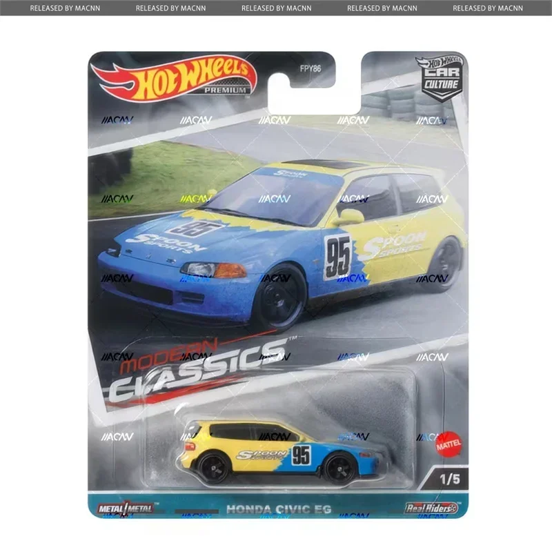 Hot Wheels-Voiture de culture moderne et classique pour garçons, Volkswagen Corrado Mazda MX5 ata MiHonda Civic, Diecast, Genuine, Premium, 1/64