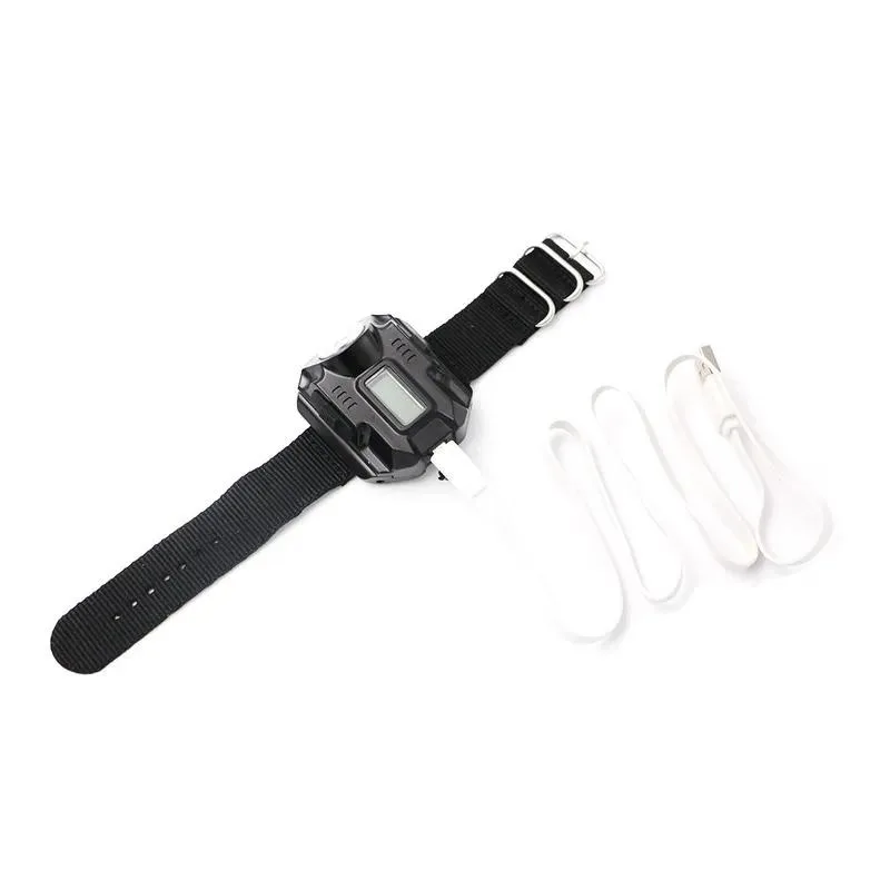 for Wrist Light Hand-Worn Strong Flashlight with Display Screen Level Sub-Watch Function Watch Light