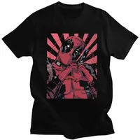 Short Sleeve Tops Gorgeous Deadpool Hand Heart T Shirt Men Short Sleeves Pure Cotton T-shirt Leisure Tees Graphic Tshirts