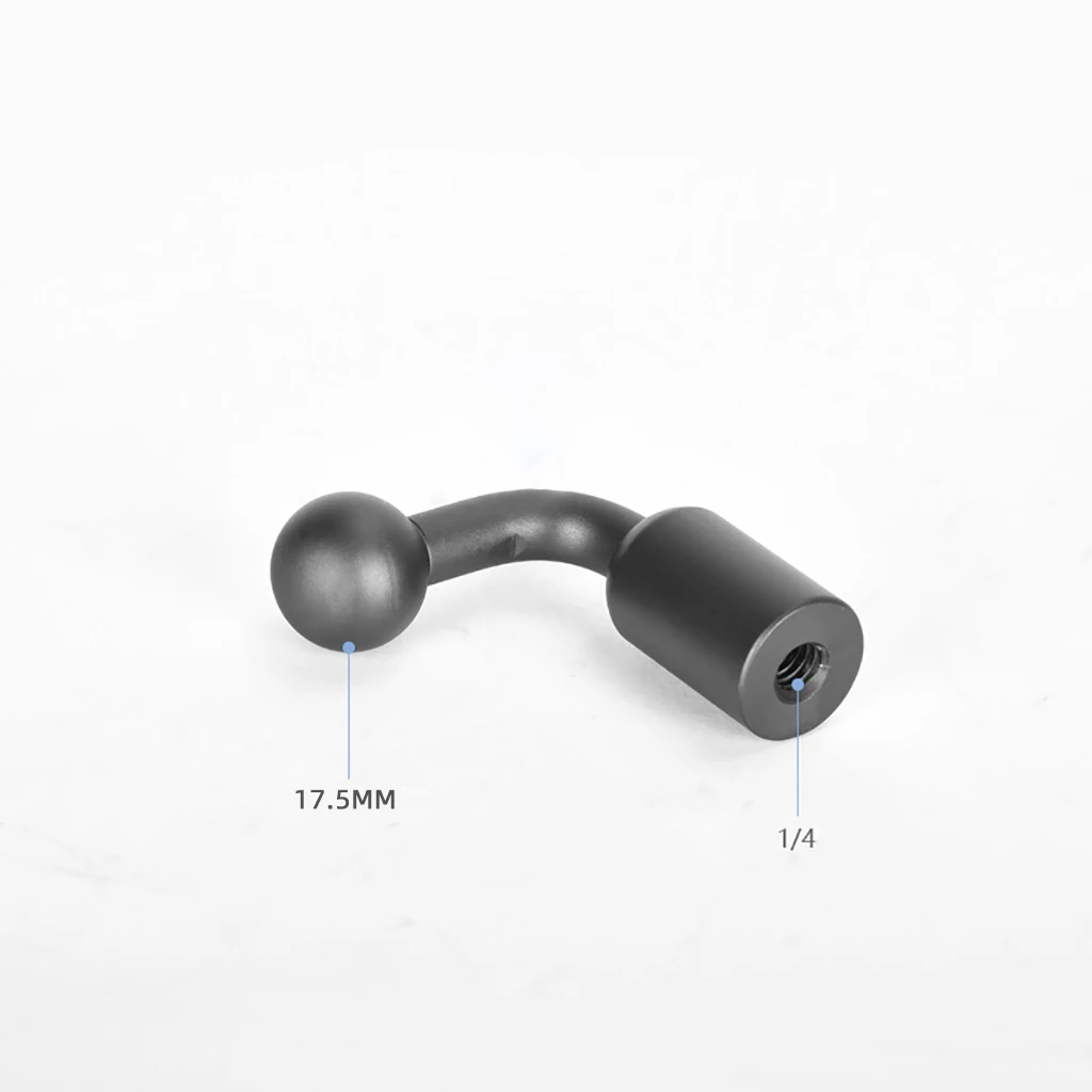 17mm Kugelkopf Adapter halterung Aluminium legierung für Stativ Motorrad Fahrrad GPS Clip Ständer Anschluss Handy halterung – Detail 3