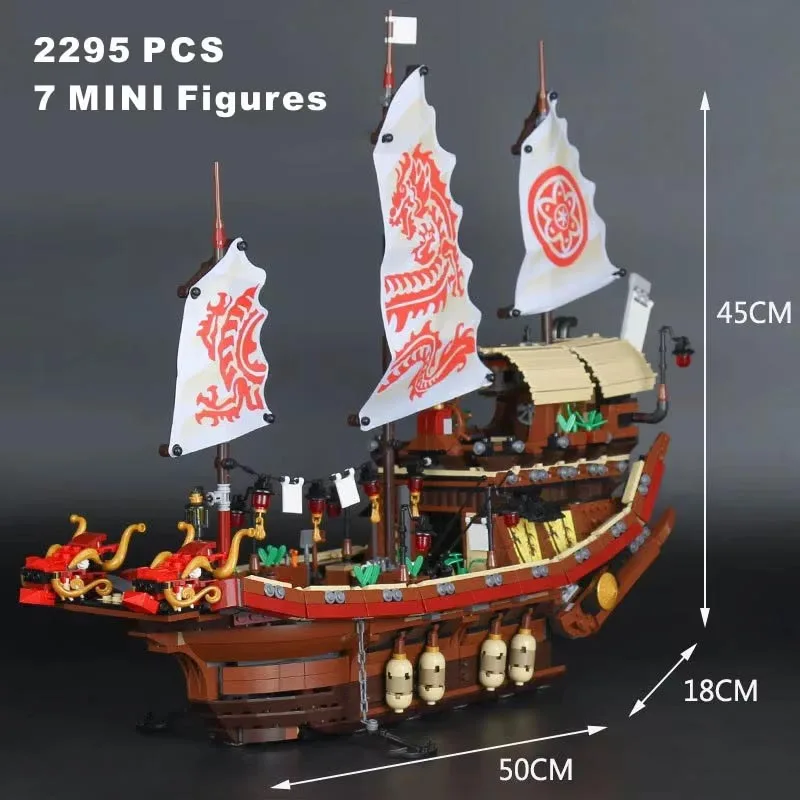

2295 PCS The Destiny's Bounty Building Blocks Bricks Toys For Children Birthday Christmas Gifts IN STOCK Compatible 70618 06057