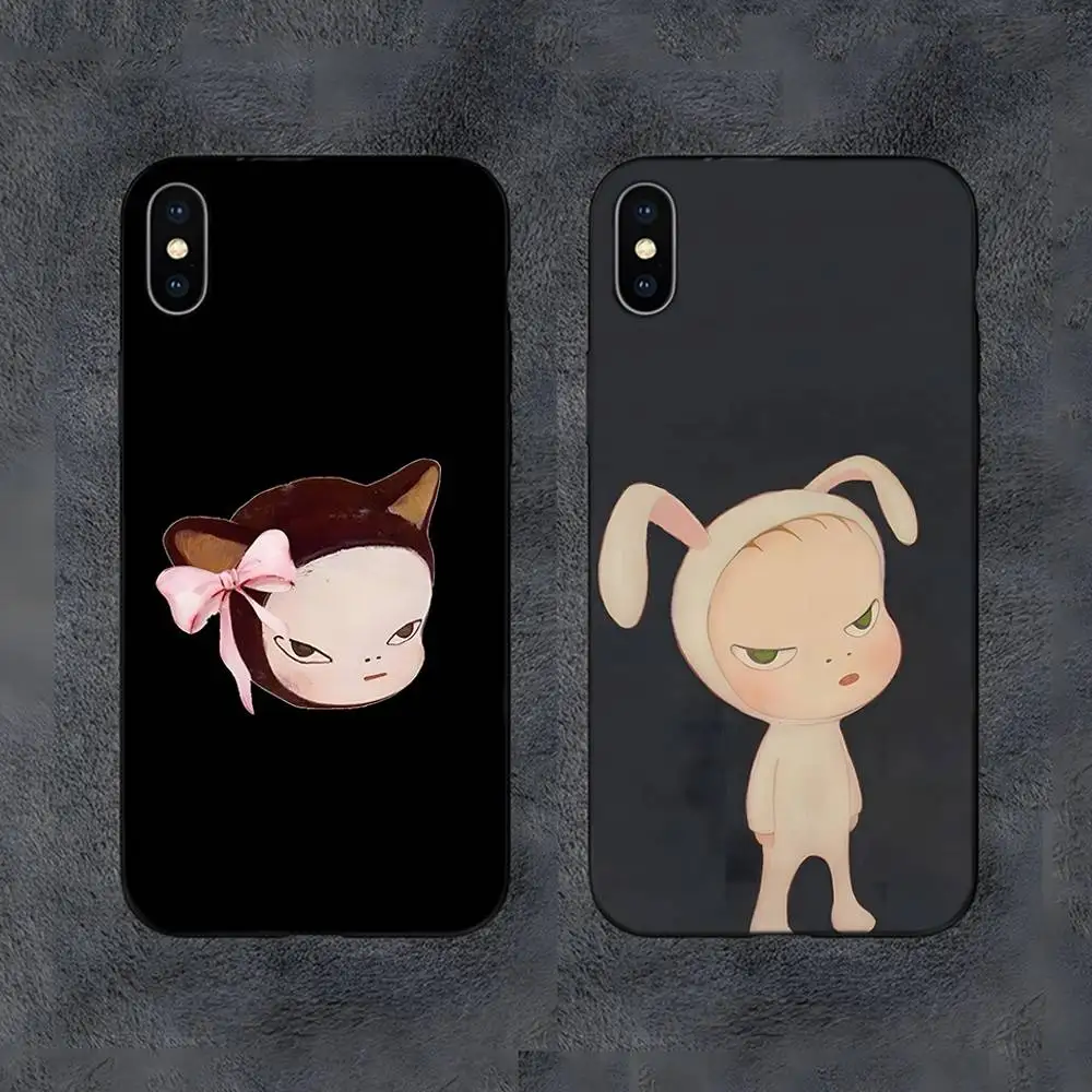 

Cute Y-Yoshitomo Nara Phone Case For Samsung S25,S24,S22,S23,S30,Ultra,S20,S30,Plus,S21 Fe,10,9,5G Silicone Cover