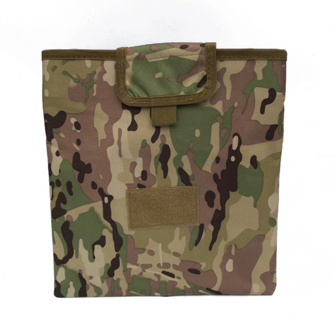 Outdoor Multifunctional Large Folding Recycling Bag Tactical Vest Accessory Storage Bag Molle Camouflage