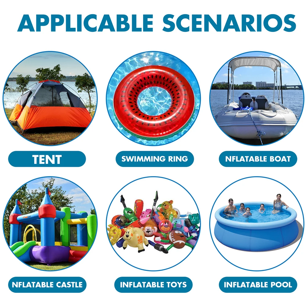 10-100pc Swimming Pool PVC Repair Patch Waterproof Swimming Ring Repair Kit Inflatable Boat Repair Patch Swimming Pool Accessory