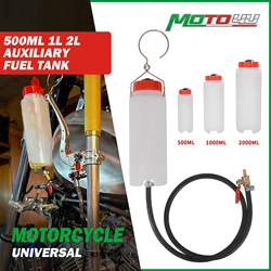 500ML/1000ML/2000ML Universal Motorcycle Repair Tool Kit Gas Container Auxiliary Fuel Tank