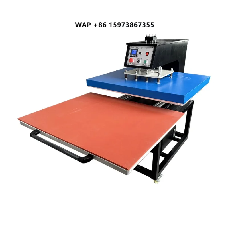High Quality 1 Station Hydraulic Heat Press Machine 80x100cm Large Format Sublimation Printing Automatic for Garment New