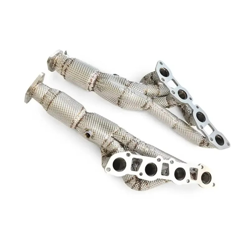 Bolt On Stainless Steel Polished Exhaust Mid Pipe Pipe for High Flow Racing Performance Upgrade Kit cxl